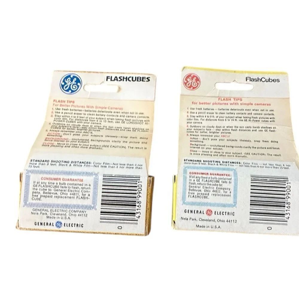 GE FlashCubes Vintage Packaging - Picture 3 of 7